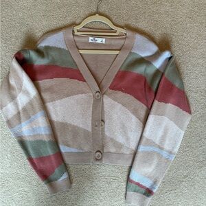 Hollister Cropped Cardigan EUC Size M